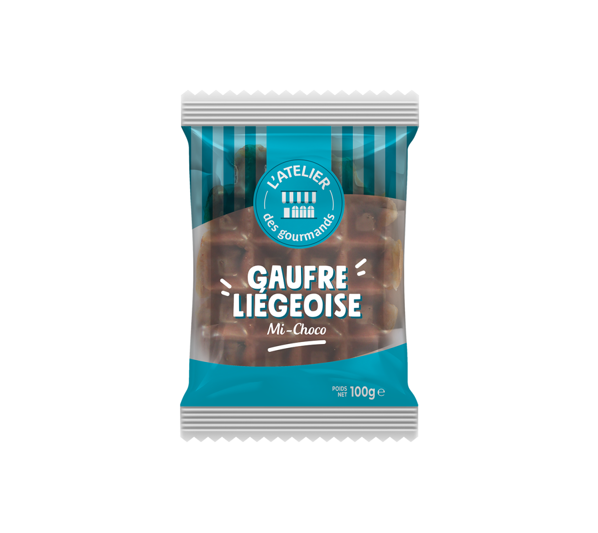 Grande gaufre liégeoise sucrée Michoco