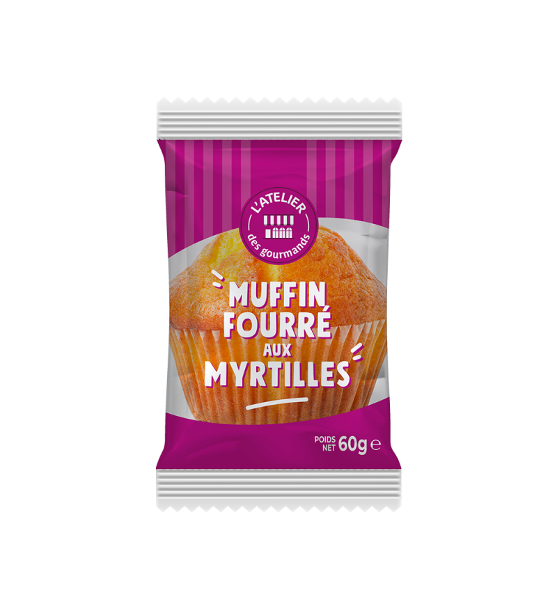 Muffin fourré myrtilles