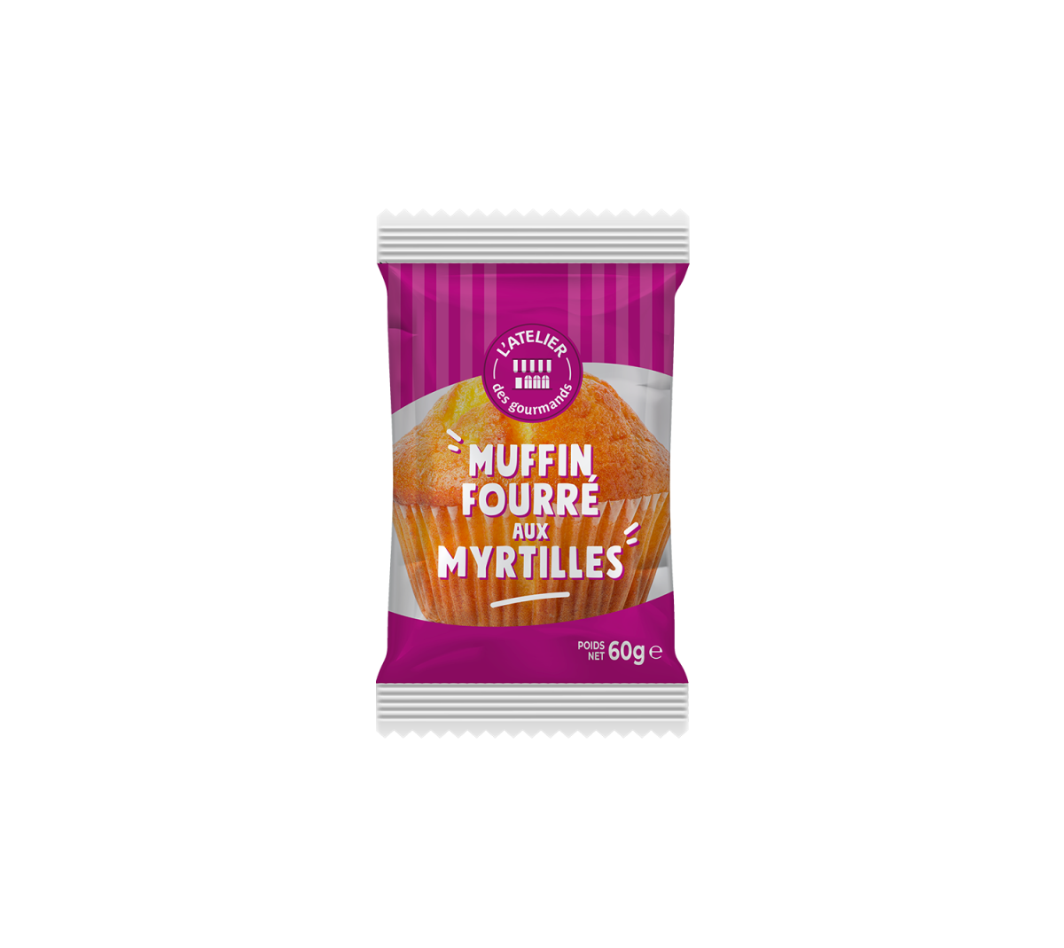 Muffin fourré myrtilles