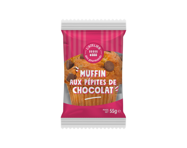 Muffin nature & pépites chocolat