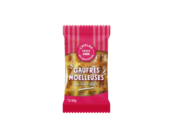 Gaufre moelleuse sucre glace